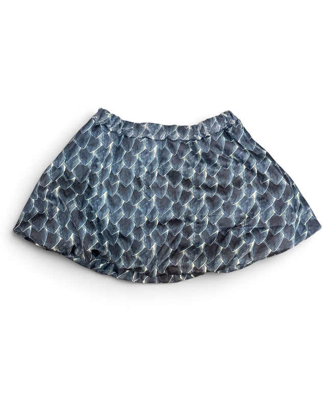 Bubble Hem Mini Skirt Night Dragon