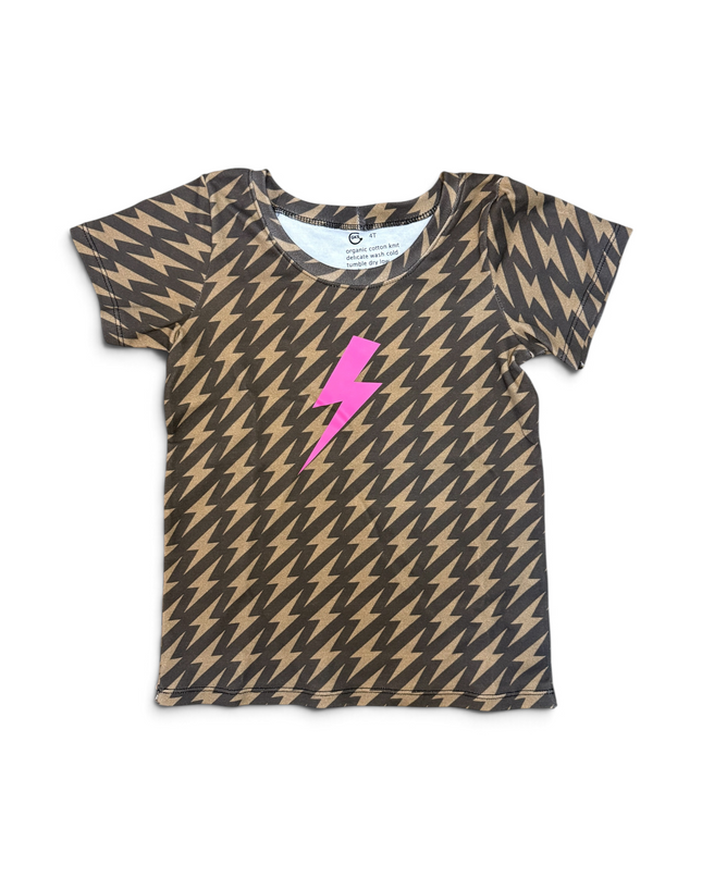 Pink Lightning Bolt T-Shirt