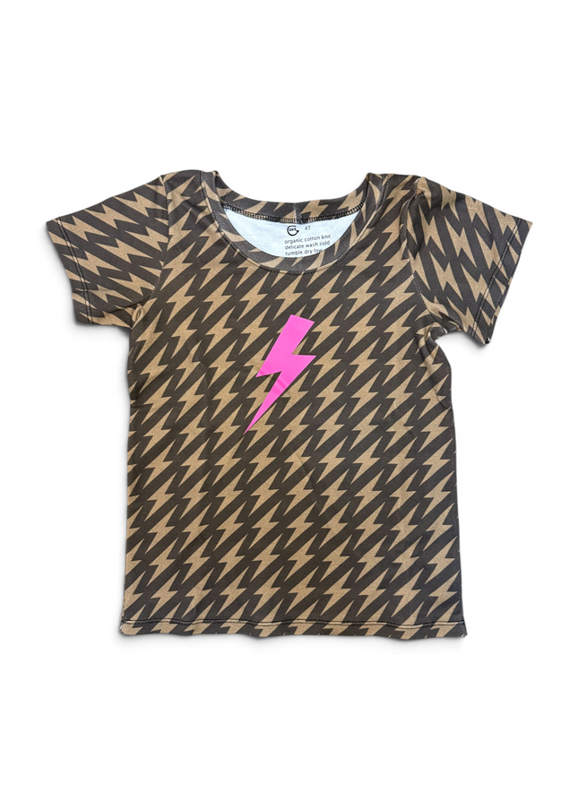 Pink Lightning Bolt T-Shirt
