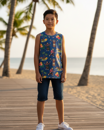 Sasquatch Boy's Tank Top