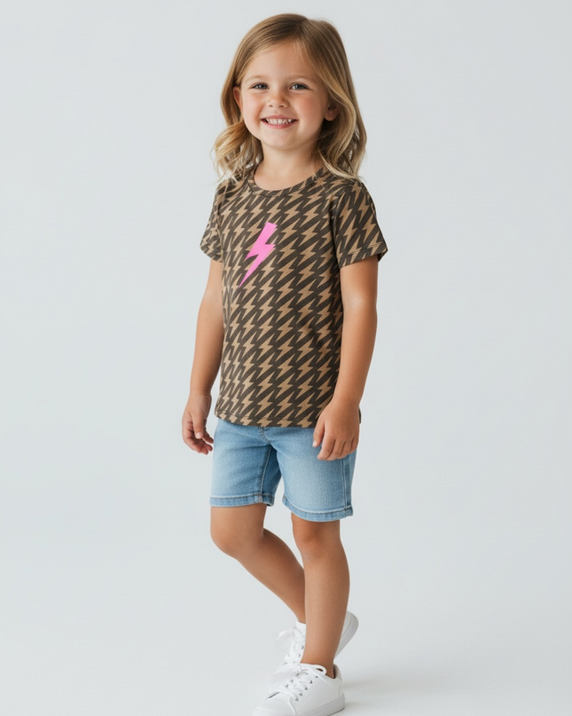 Pink Lightning Bolt T-Shirt